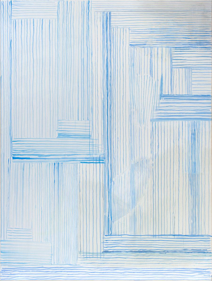 Lining, 2016, Vinylfarbe auf Leinwand, 240 x 180 cm